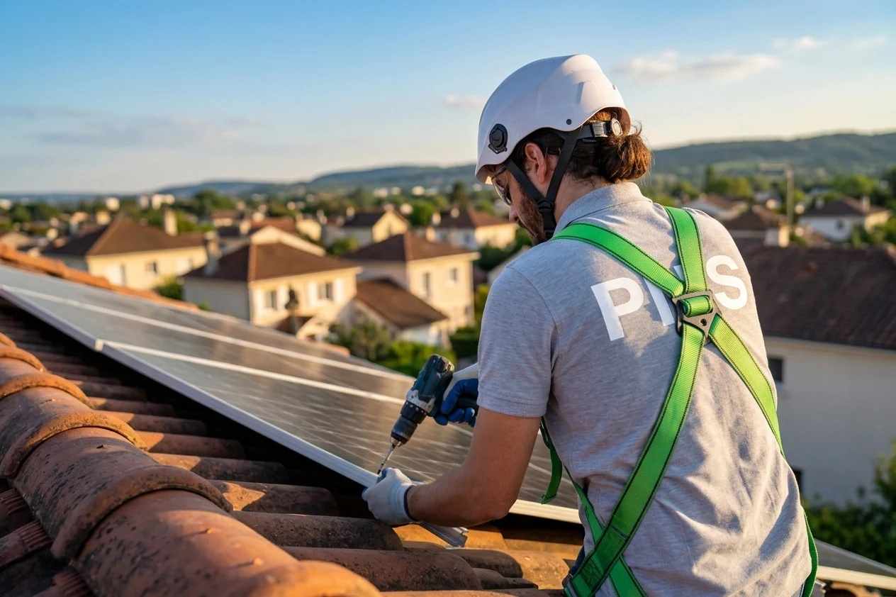 Panneaux solaires en toiture dans la Loire-Atlantique